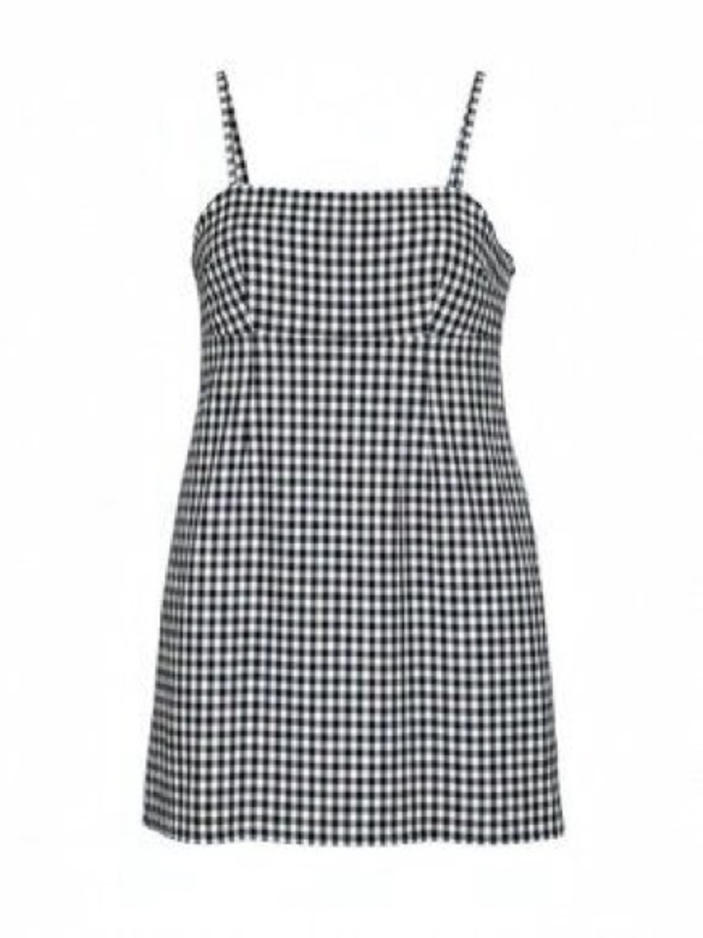 Cooperative Black & White Gingham Spaghetti Strap Dress cotton size 4